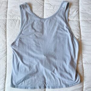 Lululemon Dusty Blue Tie Tank Top